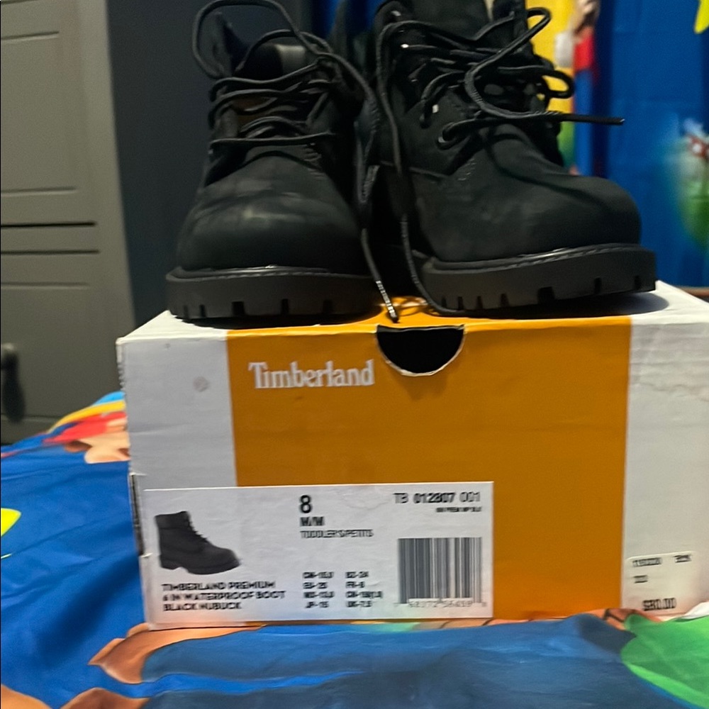 Timberland Black Nubuck Boots